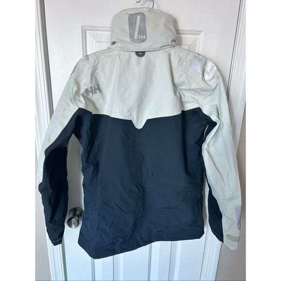 Helly Hansen Womens S Sailing Jacket Reversible Waterproof No Hood - Picture 6 of 9